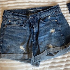 Old navy denim shorts size 8